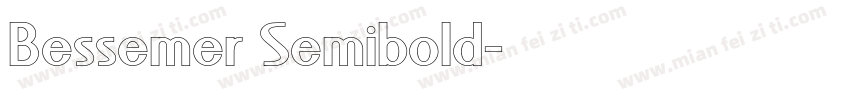 Bessemer Semibold字体转换